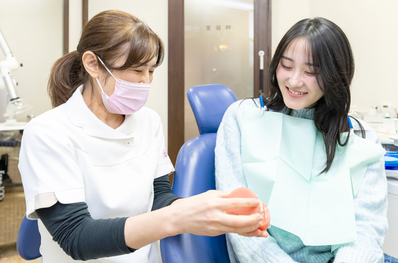 衛生士担当制で、患者様としっかり向き合える